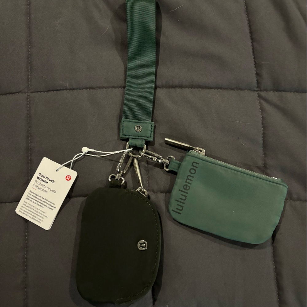 Lululemon dual pouch wristlet